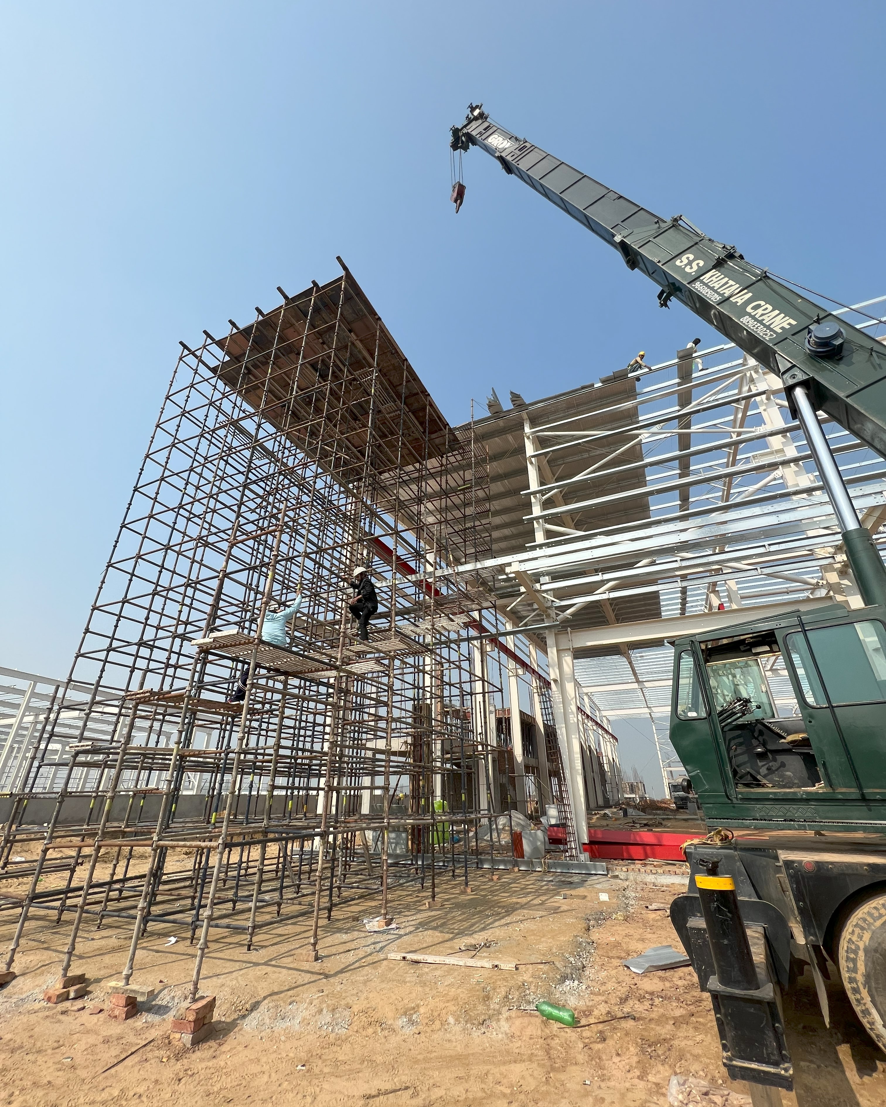 steel warehouse construction in delhi ncr